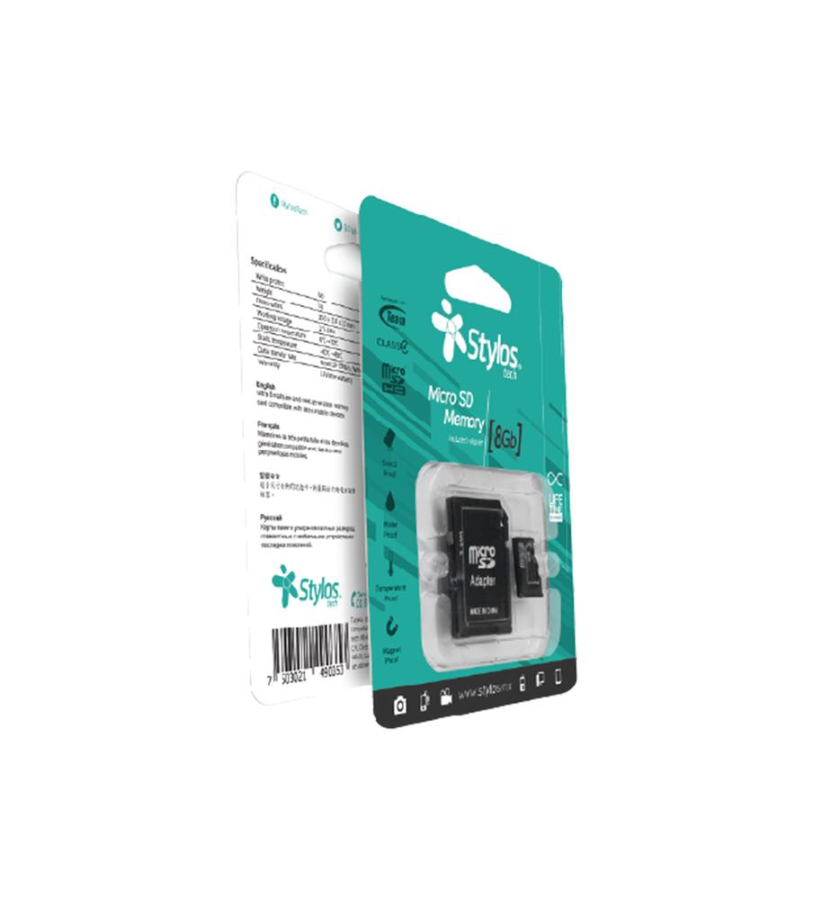 Memoria Micro SD Stylos STMSD81B